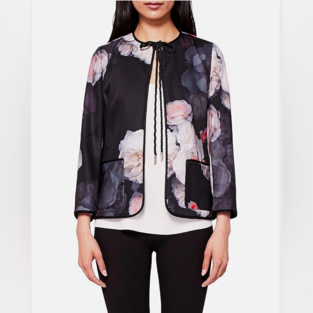 Ted Baker: Chelsea Cord Trim Jacket - Size 2 NWT